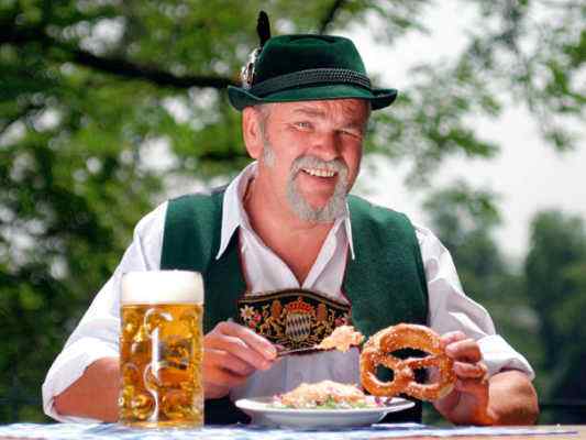 Biergarten im Altmühltal