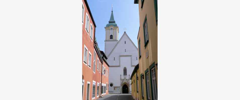 Kirche St. Barbara in Abensberg in der Hallertau