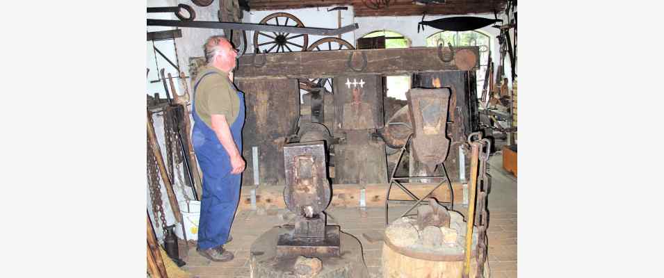 The Smithy near Altmannstein in the national park Altmuehl valley