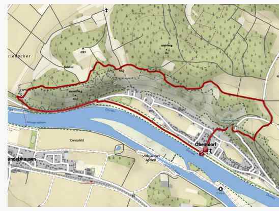 Rundwanderweg Winzerweg bei Bad Abbach im Donautal