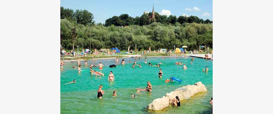 Naturerlebnisbad Inselbad in Bad Abbach im Donautal