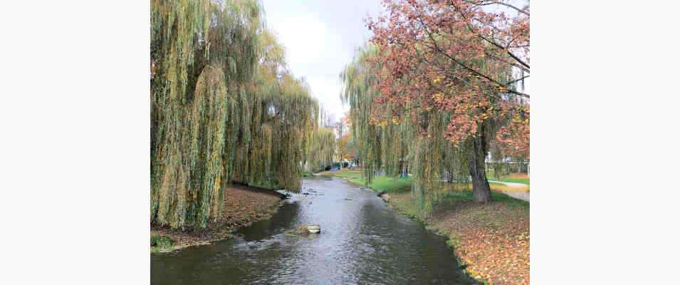 Fluss Sulz in Beilngries im Naturpark Altmühltal