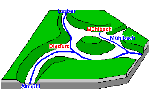 Durchbruchsberg bei Dietfurt im Altmühltal