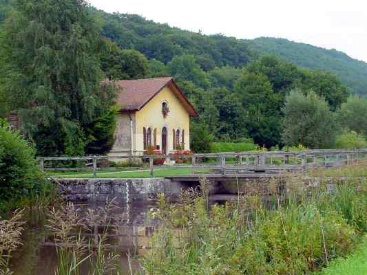 Schleuse des Ludwigkanal bei Dietfurt im Altmühltal