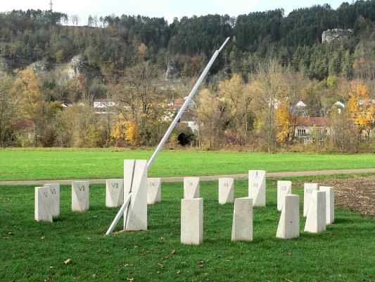 Sonnenuhr in Eichstätt im Altmühltal