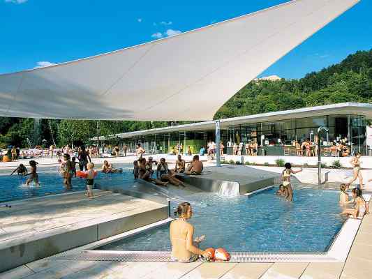 Freibad in Eichstätt im Naturpark Altmühltal