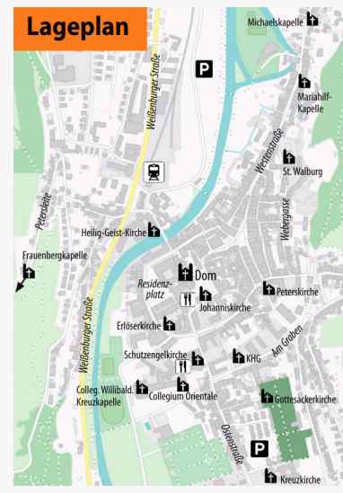 Lageplan offene Kirchen