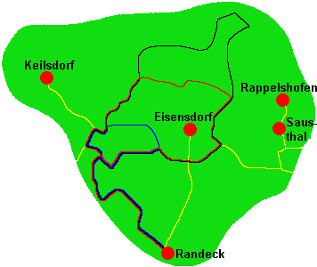 Nordic-Walkingl bei Essing im Altmühltal