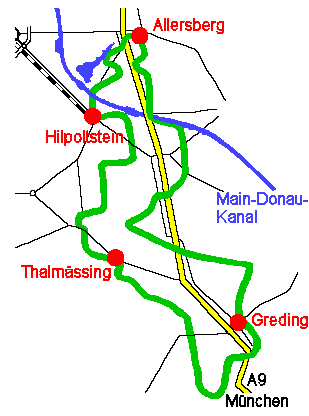 Kulturwanderweg in Greding im Altmühltal