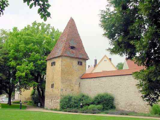 Stadtmauer in Greding im Altmühltal