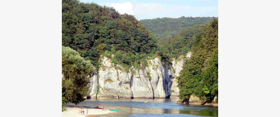 Donaudurchbruch bei Weltenburg im Naturpark Altmühltal