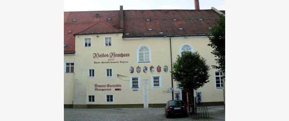 Weißes Brauhaus in Kelheim im Altmühltal