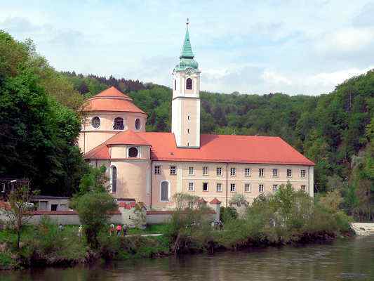 Kloster Weltenburg bei Kelheim im Naturpark Altmühltal