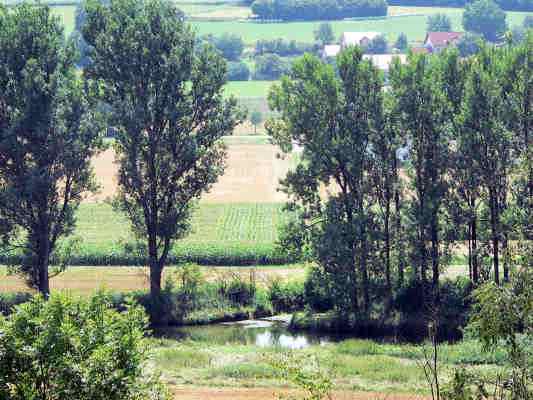 Kulturlandschaft in Kipfenberg im Naturpark Altmühltal