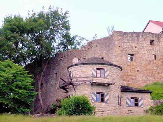 Burgruine in Mörnsheim im Altmühltal