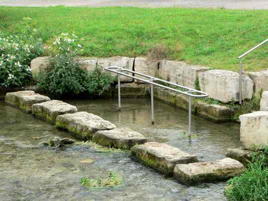 Kneipp-Anlage in Mörnsheim im Naturpark Altmühltal