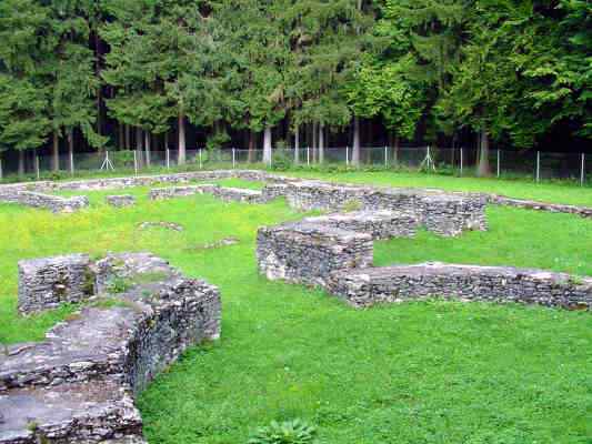 Burgus am Weltkulturerbe Limes in Burgsalach im Altmühltal