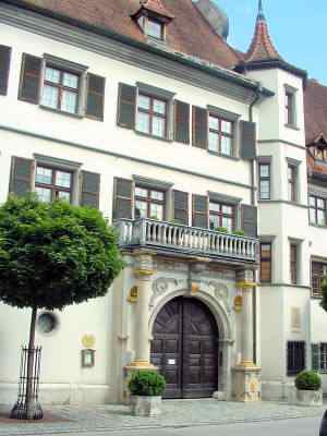Altes Schloß in Pappenheim im Altmühltal