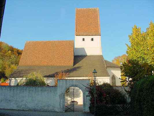 Galluskirche in Pappenheim im Naturpark Altmühltal