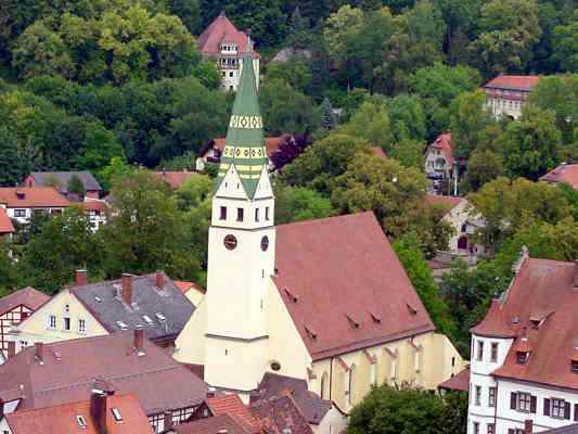 Pfarrkirche in Pappenheim im Naturpark Altmühltal