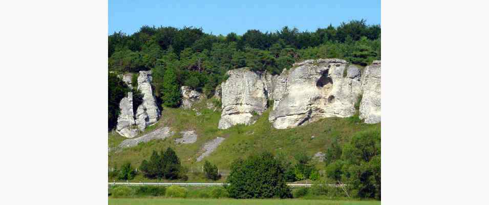 Felsengruppe in Solnhofen