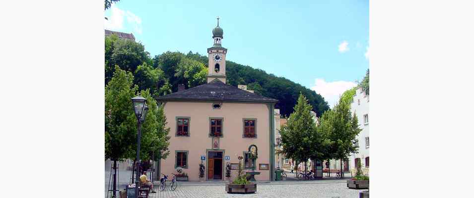Marktplatz in Riedenburg im Altmühltal