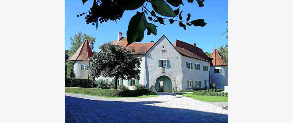 Wasserschloss der Brauerei Guttmann in Titting im Altmühltal