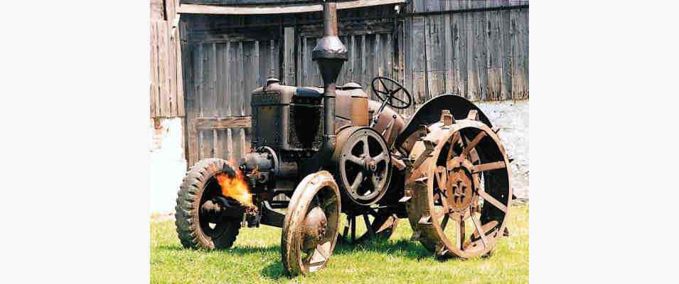 Lanz Bulldog im Bauernhofmuseum in Riedenburg im Altmühltal