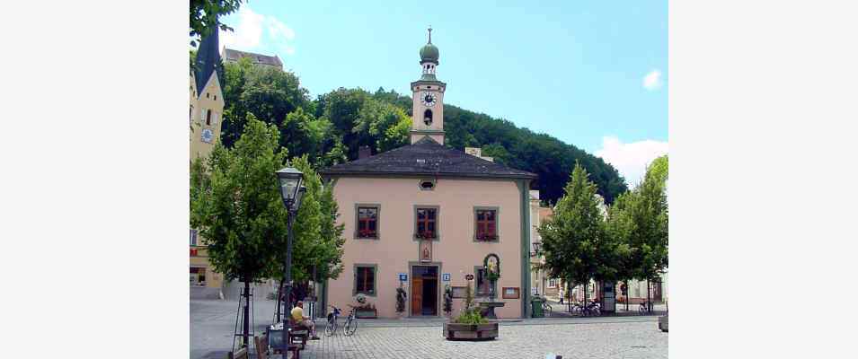 Stadtplatz in Riedenburg im Altmühltal