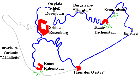 Wanderweg Dreiburgensteig in Riedenburg im Altmühltal