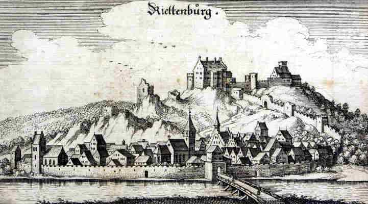 History of Riedenburg in the national park Altmuehl valley