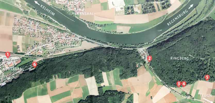 Ehem. Konzentrationslager in Saal an der Donau