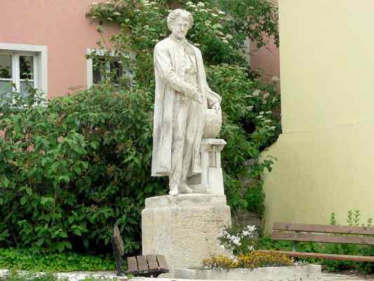 Senefelder Denkmal in Solnhofen im Altmühltal