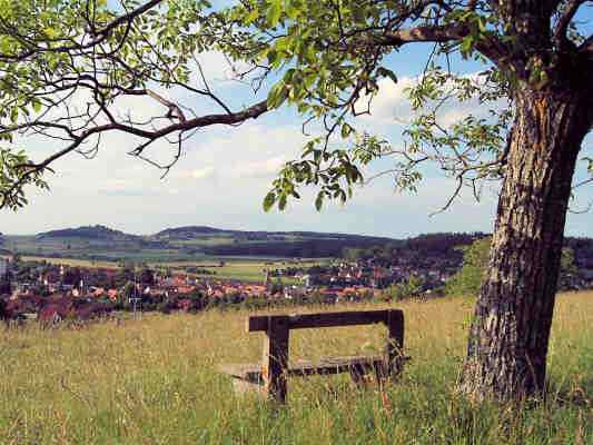 Wanderweg in Thalmässing im Altmühltal