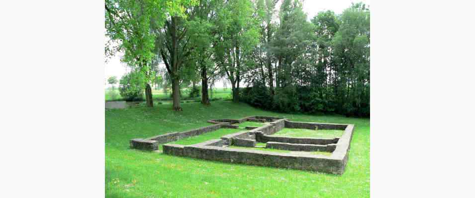 Badegebäude des Römerkastell Theilenhofen im Altmühltal