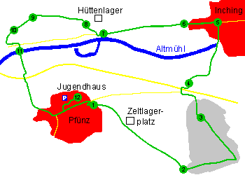 Wanderweg Lebensweg bei Walting im Altmühltal