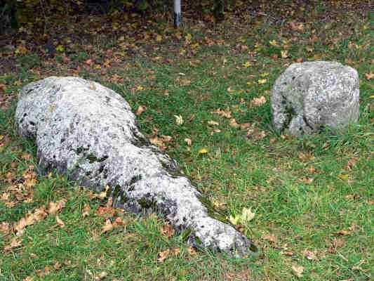 Der steinerne Mann bei Hütting im Naturpark Altmühltal